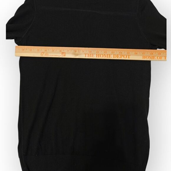 Everlane 100% Wool Black Crew Neck Sweater ling sleeve SZ S - Picture 3 of 6